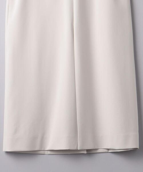 UNITED ARROWS◆R/PUテーラードカラ―ロングベスト/ベルト欠品ベスト/レーヨン/ベージュ/1522-144-290 UNITED ARROWS(ユナイテッドアローズ) / R/PUテーラードカラ