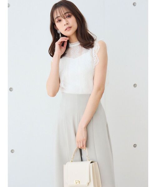 MERCURYDUO（マーキュリーデュオ）の「ハイウエストワイドシルエットパンツ（その他パンツ・レディース・ピンク/カーキ・MEDIUM/SMALL）」の16枚目の写真