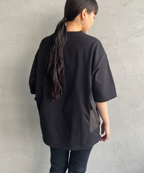 CHUMS（チャムス）の「[CHUMS/チャムス] ヘビーウェイト ユーティリティポケットTシャツ（Tシャツ/カットソー・レディース・ブラック/ホワイト・XL/M/L）」の18枚目の写真