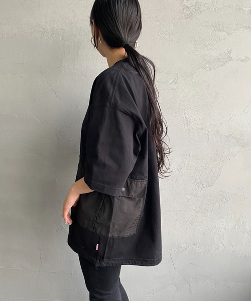 CHUMS（チャムス）の「[CHUMS/チャムス] ヘビーウェイト ユーティリティポケットTシャツ（Tシャツ/カットソー・レディース・ブラック/ホワイト・XL/M/L）」の21枚目の写真