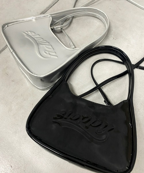 WHO'S WHO gallery(フーズフーギャラリー)の「SLOPPYエンボスミニBAG(ハンドバッグ・レディース・ブラック/シルバー・FREE)」の8枚目の写真