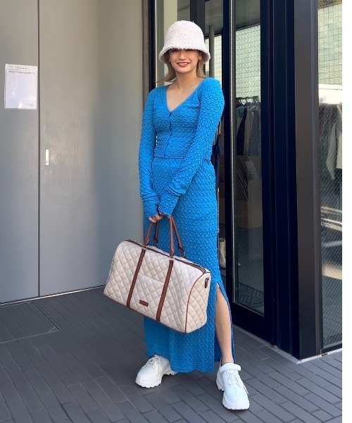 AMAIL（アマイル）の「Ariel long skirt（スカート・レディース・アイボリー/ブルー/ブラック・FREE）」の10枚目の写真