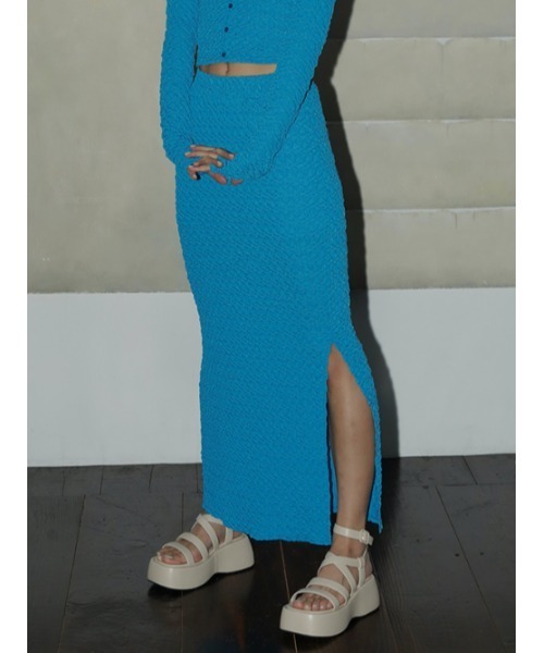 AMAIL（アマイル）の「Ariel long skirt（スカート・レディース・アイボリー/ブルー/ブラック・FREE）」の12枚目の写真