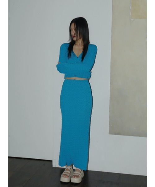 AMAIL（アマイル）の「Ariel long skirt（スカート・レディース・アイボリー/ブルー/ブラック・FREE）」の7枚目の写真