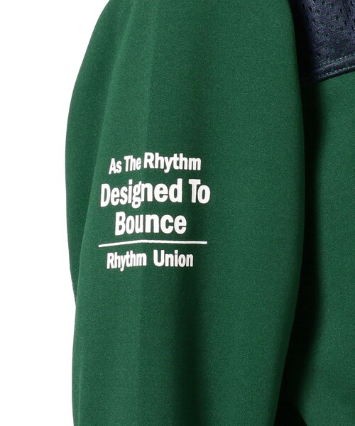 こども ビームス(コドモビームス)の「RHYTHM UNION / ジャージ ジャケット 23(140~170cm)(ブルゾン・キッズ・チャコールグレー/ホワイト/グリーン・MEDIUM/LARGE)」の6枚目の写真