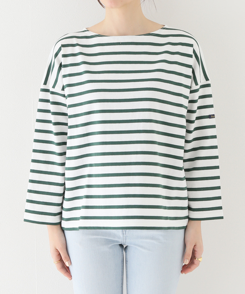 IENA(イエナ)の「【LE MINOR/ルミノア 】PETIT COPAIN ボーダーカットソー(Tシャツ/カットソー・レディース・グリーン/オレンジ・FREE)」の20枚目の写真