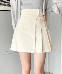 デザインプリーツミニスカート 194473