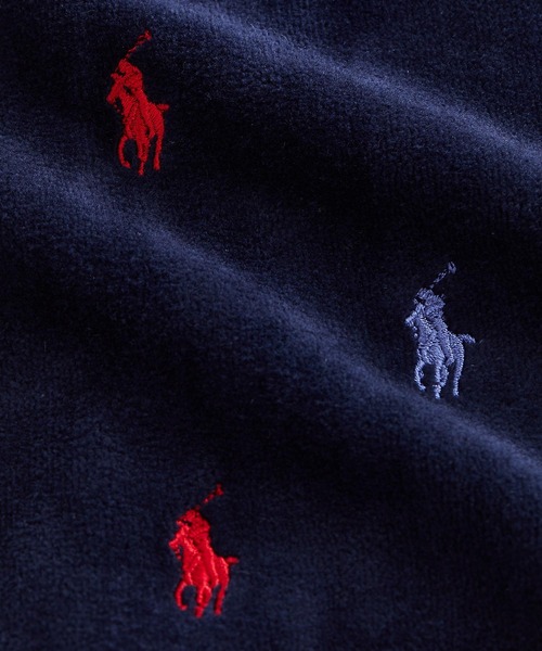 POLO RALPH LAUREN CHILDRENSWEAR（ポロ ラルフ ローレン チルドレンズウェア）の「Polo ポニー コットン タオル ハンカチーフ（ハンカチ/ハンドタオル・キッズ・ネイビー系1・ONE）」の3枚目の写真