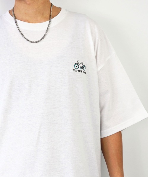 Burner（バーナー）の「【GROOVY STORE】ワンポイント刺繍バックプリントTシャツ（Tシャツ/カットソー・メンズ・B/D/C/杢グレー/ブラック/その他1/イエロー/その他2/その他3/ホワイト/A/その他4・L/M/LL）」の7枚目の写真