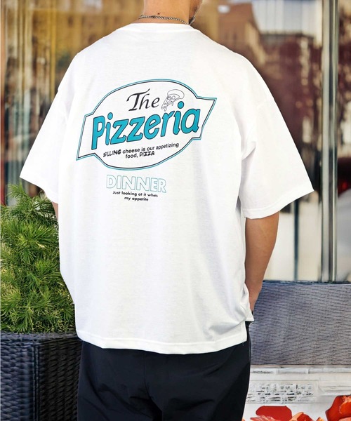 Burner（バーナー）の「【GROOVY STORE】ワンポイント刺繍バックプリントTシャツ（Tシャツ/カットソー・メンズ・B/D/C/杢グレー/ブラック/その他1/イエロー/その他2/その他3/ホワイト/A/その他4・L/M/LL）」の2枚目の写真