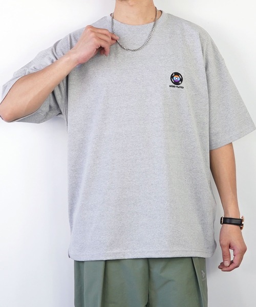 Burner（バーナー）の「【GROOVY STORE】ワンポイント刺繍バックプリントTシャツ（Tシャツ/カットソー・メンズ・B/D/C/杢グレー/ブラック/その他1/イエロー/その他2/その他3/ホワイト/A/その他4・L/M/LL）」の15枚目の写真