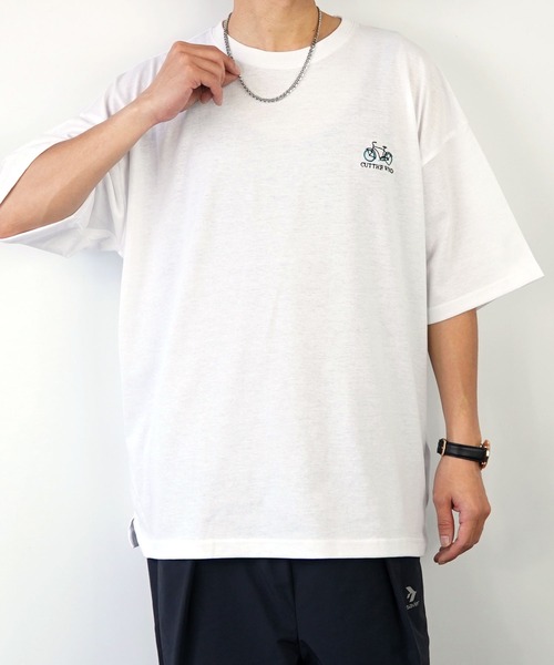 Burner（バーナー）の「【GROOVY STORE】ワンポイント刺繍バックプリントTシャツ（Tシャツ/カットソー・メンズ・B/D/C/杢グレー/ブラック/その他1/イエロー/その他2/その他3/ホワイト/A/その他4・L/M/LL）」の17枚目の写真