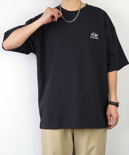 Burner（バーナー）の「【GROOVY STORE】ワンポイント刺繍バックプリントTシャツ（Tシャツ/カットソー・メンズ・B/D/C/杢グレー/ブラック/その他1/イエロー/その他2/その他3/ホワイト/A/その他4・L/M/LL）」の18枚目の写真