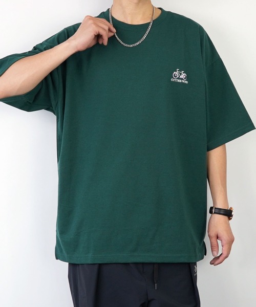 Burner（バーナー）の「【GROOVY STORE】ワンポイント刺繍バックプリントTシャツ（Tシャツ/カットソー・メンズ・B/D/C/杢グレー/ブラック/その他1/イエロー/その他2/その他3/ホワイト/A/その他4・L/M/LL）」の19枚目の写真