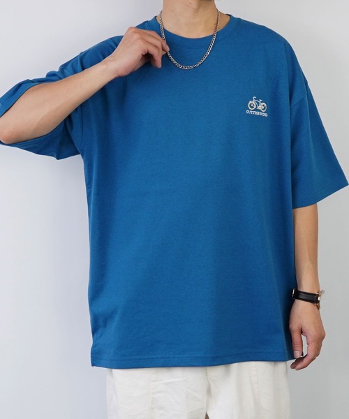 Burner（バーナー）の「【GROOVY STORE】ワンポイント刺繍バックプリントTシャツ（Tシャツ/カットソー・メンズ・B/D/C/杢グレー/ブラック/その他1/イエロー/その他2/その他3/ホワイト/A/その他4・L/M/LL）」の20枚目の写真