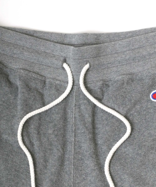 Champion（チャンピオン）の「Champion/チャンピオン コットンUSA パイル ロゴワッペン ワンポイント刺繍 ショートパンツ/ハーフパンツ/無地ショーツ/レディース メンズ（スウェットパンツ・メンズ・グレー/ブラック/オリーブ/ネイビー/ホワイト・L/XL/M）」の12枚目の写真