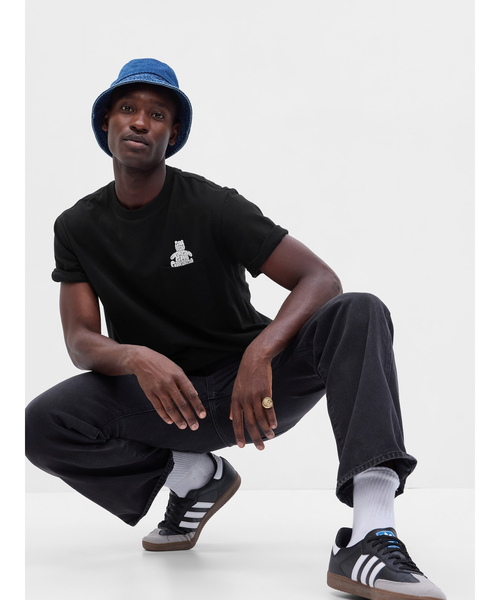 GAP（ギャップ）の「ブラナンベア ポケットTシャツ(ユニセックス)（Tシャツ/カットソー・メンズ・ブラック/ブルー/アイボリー/ホワイト/レッド/ピンク・M/S/L/XS/XL）」の19枚目の写真