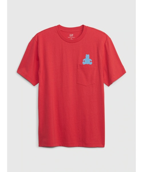 GAP（ギャップ）の「ブラナンベア ポケットTシャツ(ユニセックス)（Tシャツ/カットソー・メンズ・ブラック/ブルー/アイボリー/ホワイト/レッド/ピンク・M/S/L/XS/XL）」の9枚目の写真