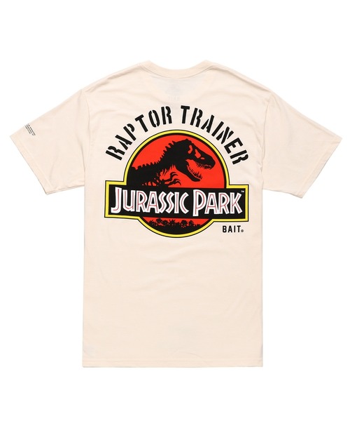 BAIT(ベイト)の「BAIT × JURASSIC PARK RAPTOR TEE 235-JSP-TEE-001(Tシャツ/カットソー・メンズ・ベージュ/ホワイト・X-LARGE/LARGE/MEDIUM/SMALL)」の5枚目の写真