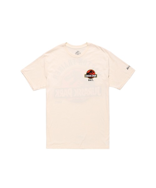 BAIT(ベイト)の「BAIT × JURASSIC PARK RAPTOR TEE 235-JSP-TEE-001(Tシャツ/カットソー・メンズ・ベージュ/ホワイト・X-LARGE/LARGE/MEDIUM/SMALL)」の4枚目の写真