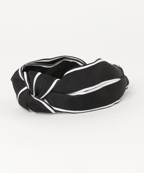 Jennifer Ouellette（ジュエファーオウレット）の「JENNIFER OUELLETTE / ストライププリントカチューシャ（カチューシャ・レディース・ブラック系その他・FREE）」の4枚目の写真