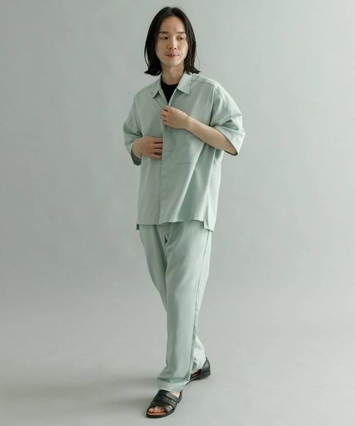 URBAN RESEARCH(アーバンリサーチ)の「URBAN RESEARCH iD Reflax LINEN LIKE PANTS(その他パンツ・メンズ・グレー/グリーン系その他/アイボリー・LARGE/MEDIUM)」の1枚目の写真