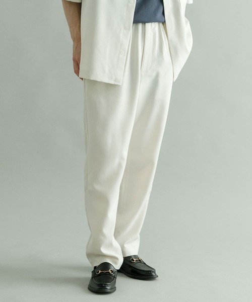 URBAN RESEARCH(アーバンリサーチ)の「URBAN RESEARCH iD Reflax LINEN LIKE PANTS(その他パンツ・メンズ・グレー/グリーン系その他/アイボリー・LARGE/MEDIUM)」の5枚目の写真