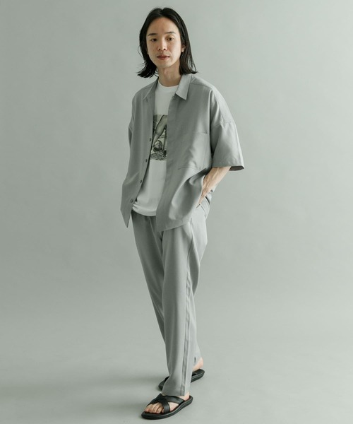 URBAN RESEARCH(アーバンリサーチ)の「URBAN RESEARCH iD Reflax LINEN LIKE PANTS(その他パンツ・メンズ・グレー/グリーン系その他/アイボリー・LARGE/MEDIUM)」の10枚目の写真