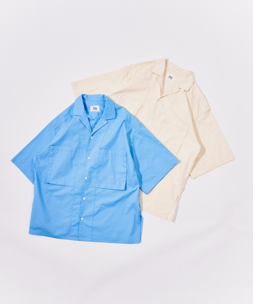 セール】OPEN COLLAR BROAD SHIRT/オープンカラーブロードシャツ