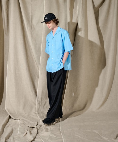 WETTEMPT(ウィテンプト)の「OPEN COLLAR BROAD SHIRT/オープンカラーブロードシャツ(シャツ/ブラウス・メンズ・サックスブルー/アイボリー・SMALL/MEDIUM/LARGE)」の13枚目の写真