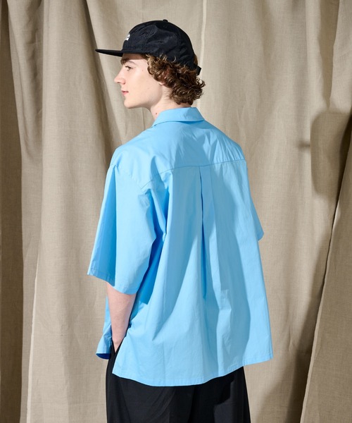 WETTEMPT(ウィテンプト)の「OPEN COLLAR BROAD SHIRT/オープンカラーブロードシャツ(シャツ/ブラウス・メンズ・サックスブルー/アイボリー・SMALL/MEDIUM/LARGE)」の12枚目の写真
