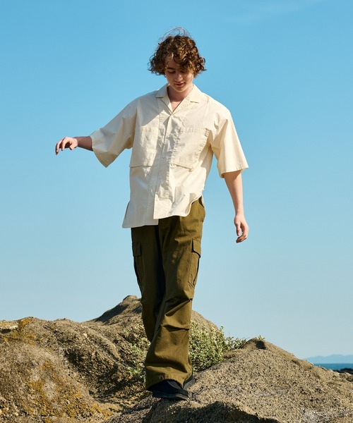 WETTEMPT(ウィテンプト)の「OPEN COLLAR BROAD SHIRT/オープンカラーブロードシャツ(シャツ/ブラウス・メンズ・サックスブルー/アイボリー・SMALL/MEDIUM/LARGE)」の18枚目の写真