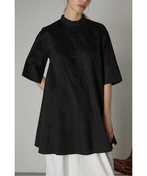 RIM.ARK（リムアーク）の「Back open high neck blouse（Tシャツ/カットソー・レディース・ブラック/アイボリー・FREE）」の13枚目の写真