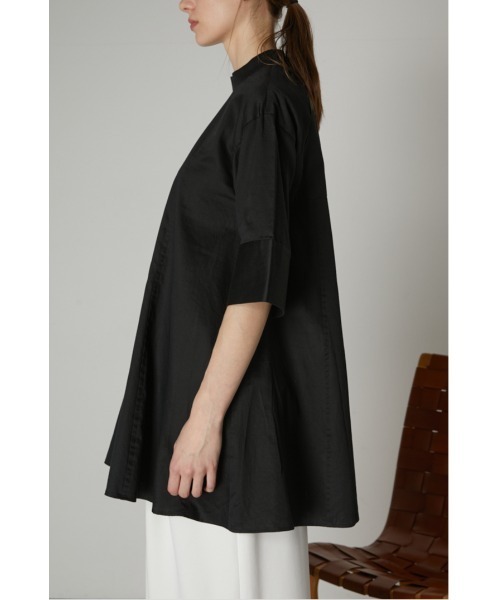 RIM.ARK（リムアーク）の「Back open high neck blouse（Tシャツ/カットソー・レディース・ブラック/アイボリー・FREE）」の14枚目の写真