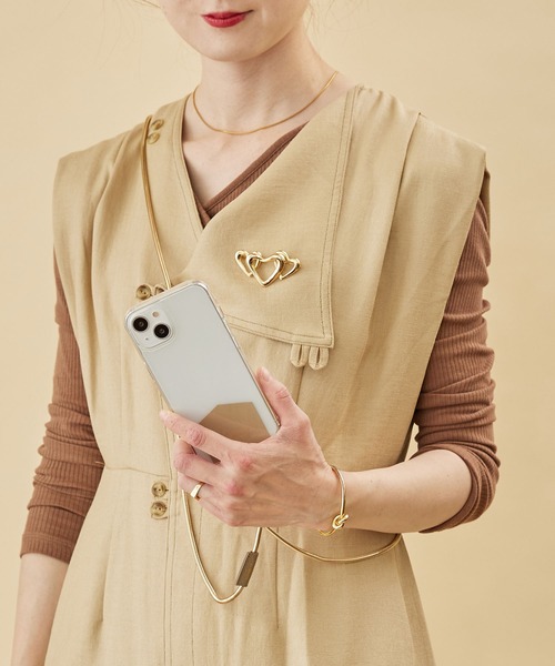 HASHIBAMI(ハシバミ)の「【HASHIBAMI】スネークチェーン モバイルストラップ(スマホグッズ・レディース・ゴールド/シルバー系1/シルバー系2/ゴールド系2・FREE)」の9枚目の写真