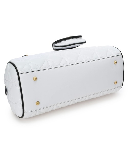 Guess(ゲス)の「MILDRED Bowler(ハンドバッグ・レディース・ホワイト/ブラック・ONE SIZE)」の7枚目の写真