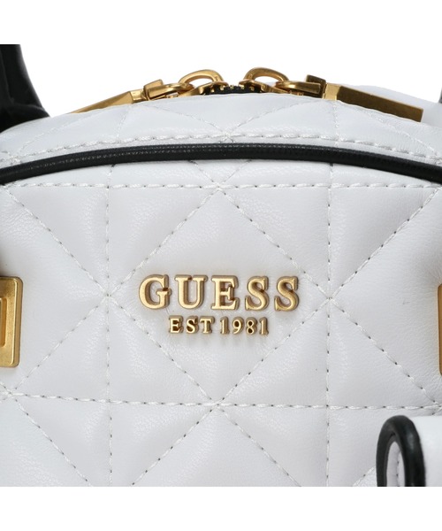 Guess(ゲス)の「MILDRED Bowler(ハンドバッグ・レディース・ホワイト/ブラック・ONE SIZE)」の10枚目の写真