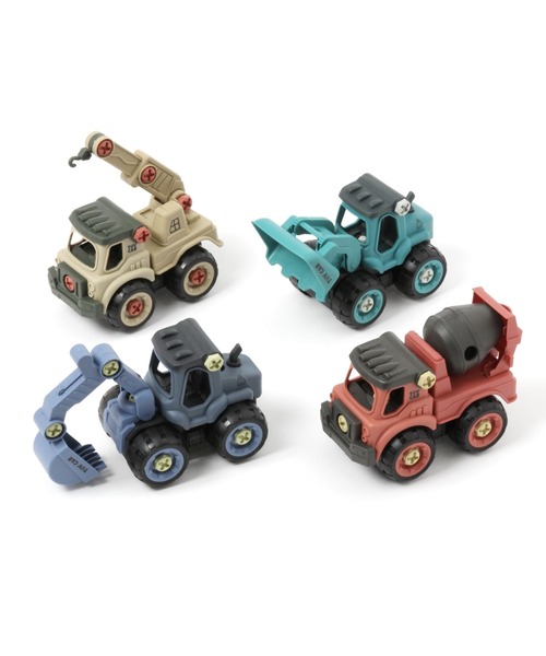 BAYFLOW（ベイフロー）の「[組み立ておもちゃ]DIY TOY CARS 4点セット（おもちゃ・キッズ・その他1・FREE）」の2枚目の写真