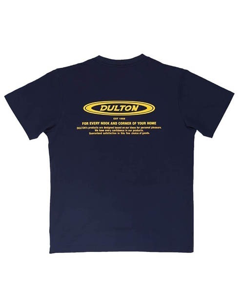 DULTON（ダルトン）の「DULTON T-SHIRT OVAL LOGO/ ダルトン Tシャツ オーバル ロゴ（Tシャツ/カットソー・メンズ・イエロー/ネイビー/ホワイト/ブラック・LARGE/MEDIUM/SMALL/X-LARGE）」の3枚目の写真