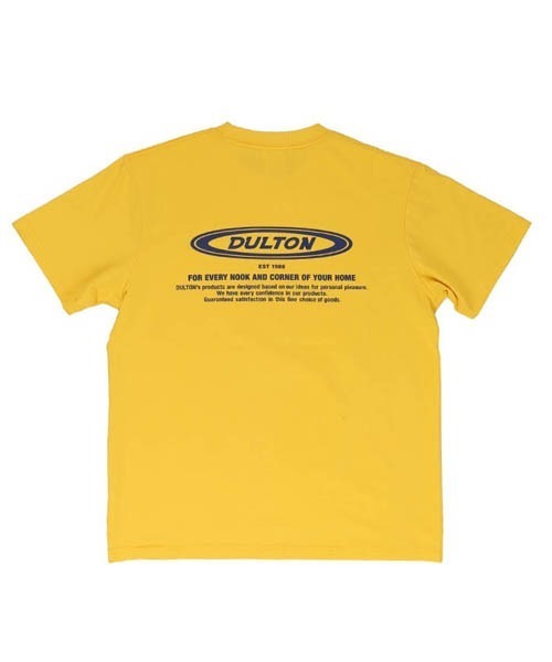 DULTON（ダルトン）の「DULTON T-SHIRT OVAL LOGO/ ダルトン Tシャツ オーバル ロゴ（Tシャツ/カットソー・メンズ・イエロー/ネイビー/ホワイト/ブラック・LARGE/MEDIUM/SMALL/X-LARGE）」の10枚目の写真