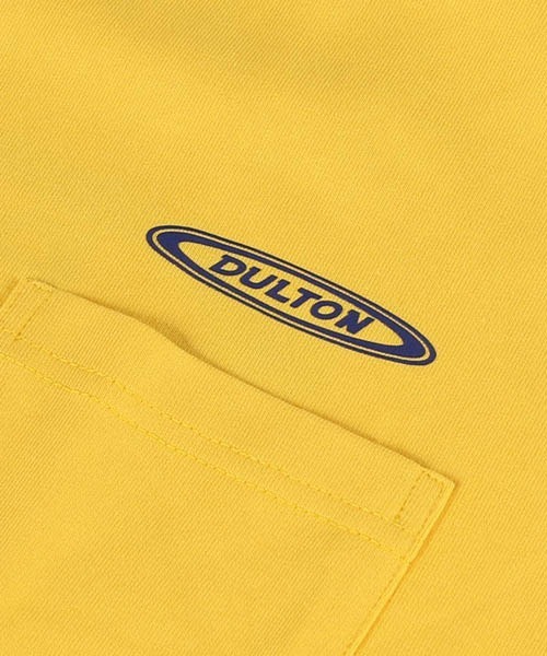 DULTON（ダルトン）の「DULTON T-SHIRT OVAL LOGO/ ダルトン Tシャツ オーバル ロゴ（Tシャツ/カットソー・メンズ・イエロー/ネイビー/ホワイト/ブラック・LARGE/MEDIUM/SMALL/X-LARGE）」の7枚目の写真
