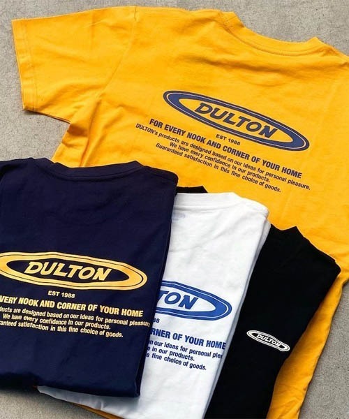 DULTON（ダルトン）の「DULTON T-SHIRT OVAL LOGO/ ダルトン Tシャツ オーバル ロゴ（Tシャツ/カットソー・メンズ・イエロー/ネイビー/ホワイト/ブラック・LARGE/MEDIUM/SMALL/X-LARGE）」の22枚目の写真