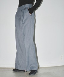 Asymmetry Twill Trousers