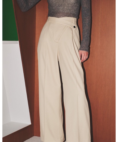 セール】Asymmetry Twill Trousers（その他パンツ）｜TODAYFUL