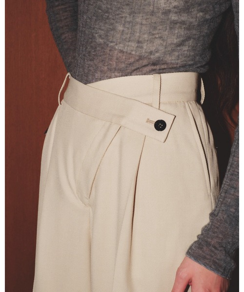 セール】Asymmetry Twill Trousers（その他パンツ）｜TODAYFUL