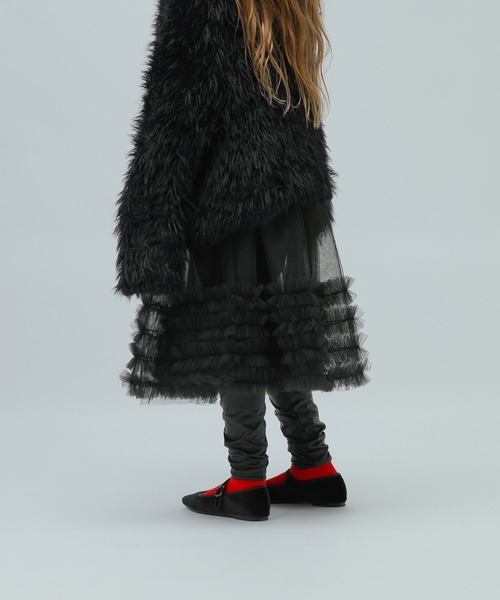 LOWRYS FARM(ローリーズファーム)の「チュールミディスカート 966384(スカート・キッズ・ホワイト/ブラック・FREE)」の16枚目の写真