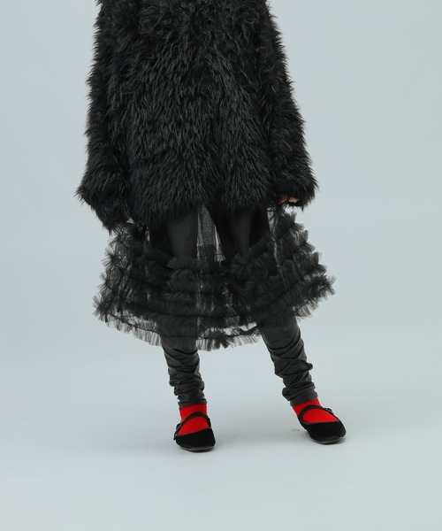 LOWRYS FARM(ローリーズファーム)の「チュールミディスカート 966384(スカート・キッズ・ホワイト/ブラック・FREE)」の14枚目の写真