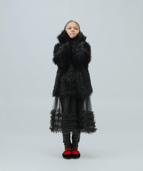 LOWRYS FARM(ローリーズファーム)の「チュールミディスカート 966384(スカート・キッズ・ホワイト/ブラック・FREE)」の11枚目の写真