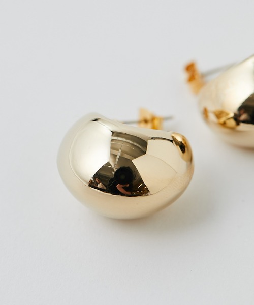 GALLARDAGALANTE（ガリャルダガランテ）の「Plumpムーンピアス（ピアス（両耳用）・レディース・ゴールド・FREE）」の4枚目の写真