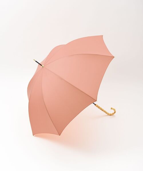 BRUNO（ブルーノ）の「BRUNO バンブーアンブレラ（長傘・レディース・ブラウン/グレー/ピンク/ブルー・ﾌﾘ-）」の4枚目の写真